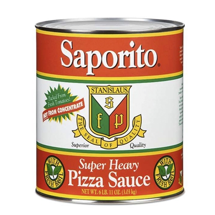 Saporito Pizza Sauce with Fresh Basil