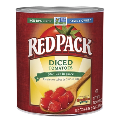 RedPack Diced Tomatoes in Juice