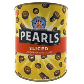 Pearls Sliced Black California Olives