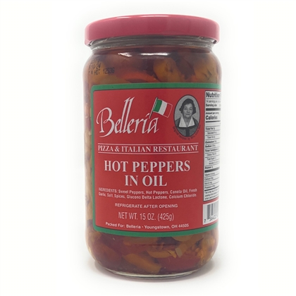 Belleria Hot Peppers in Oil