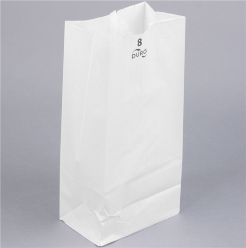 500 White Paper Bags, 8 lb  Gourmet Italian Food Store
